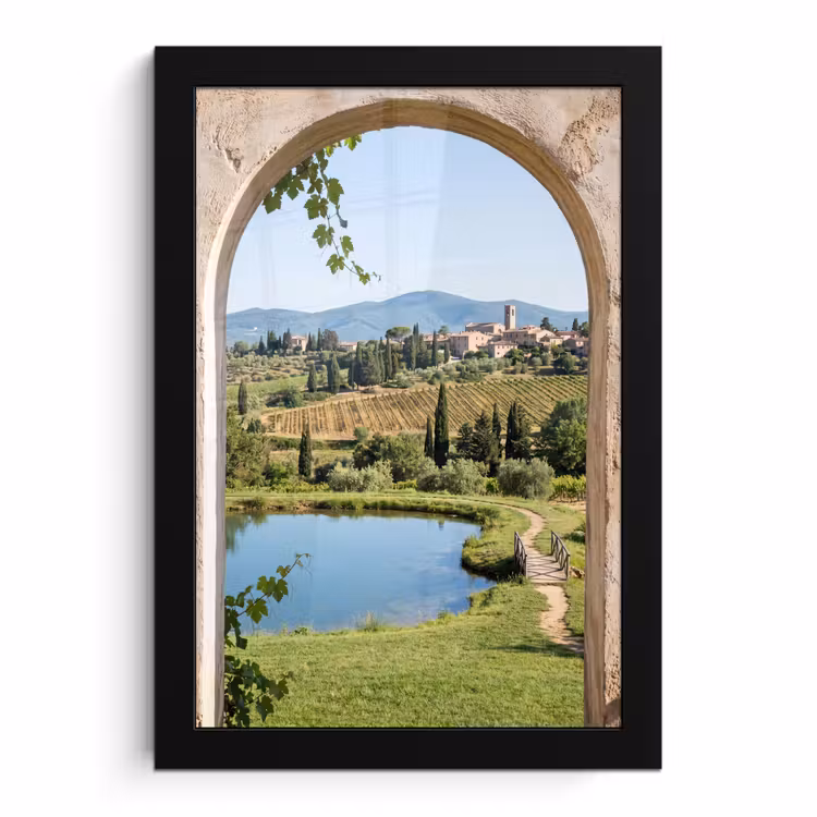 Bilder mit Rahmen - Dorf – Landschaft – Natur — 1