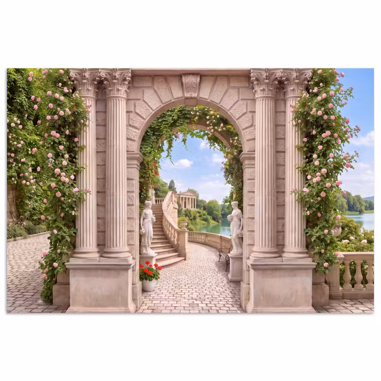 Poster - Architektur – Garten – Klassisch — 1