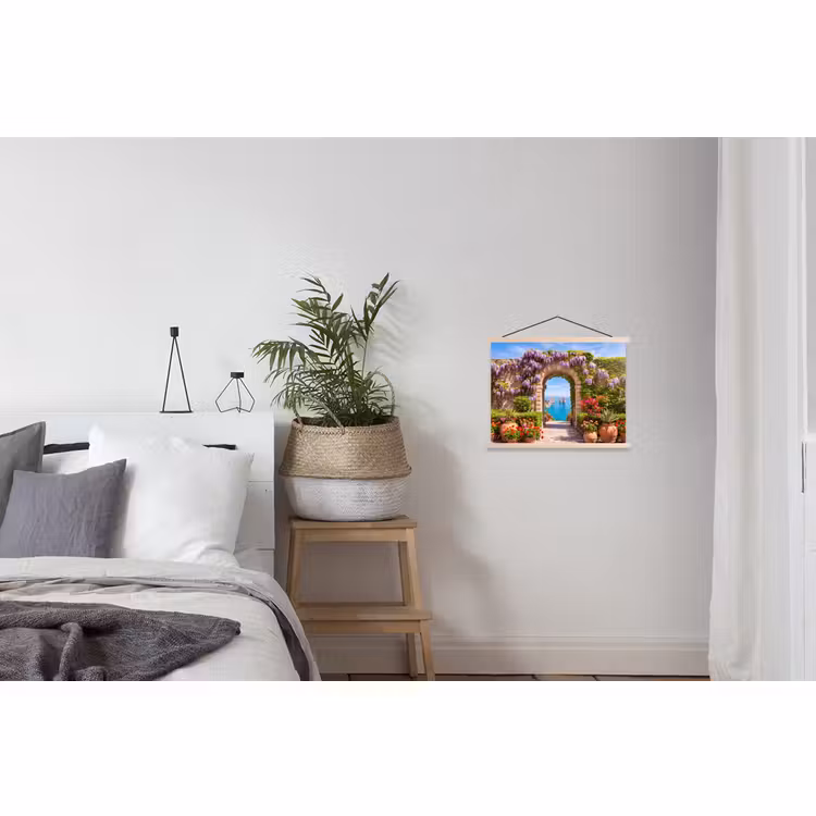 Stoffbild - Blumen – Garten – Landschaft — 3