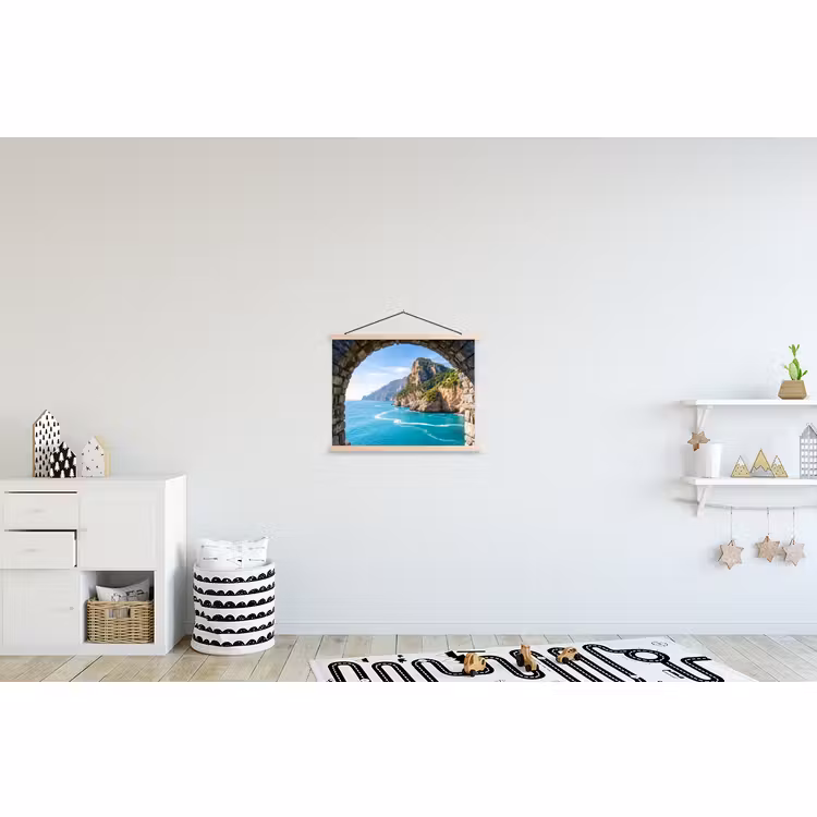 Stoffbild - Bogen – Meer – Natur — 2