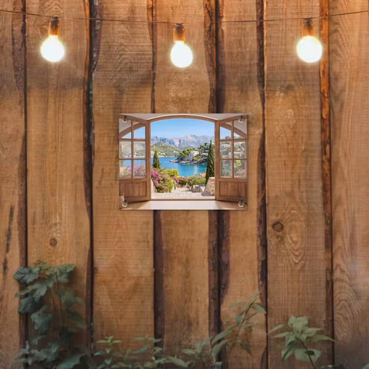 Gartenposter - Aussicht – Bucht – Natur — 2