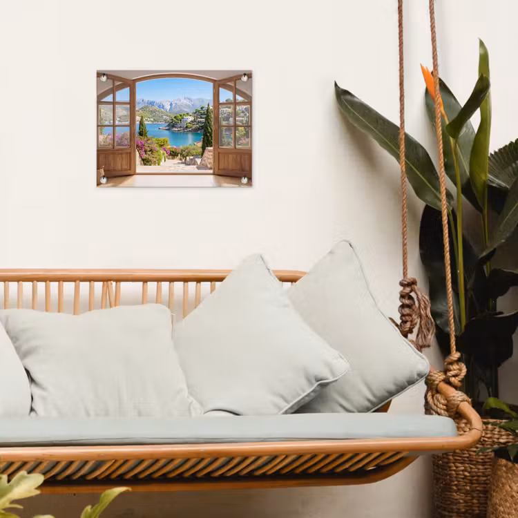 Gartenposter - Aussicht – Bucht – Natur — 4