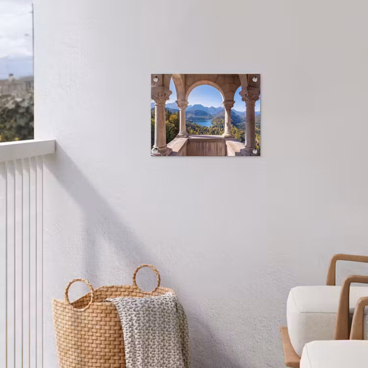 Gartenposter - Bogen – Aussicht – Landschaft — 5