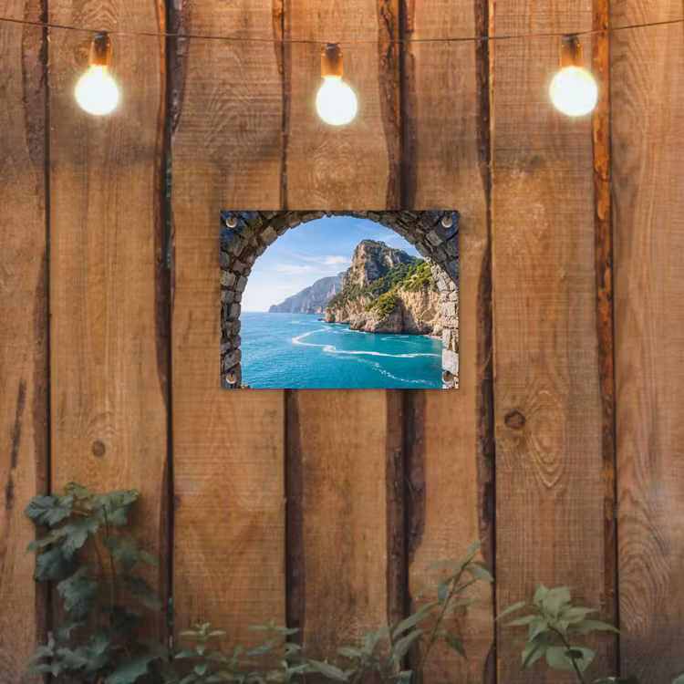 Gartenposter - Bogen – Meer – Natur — 2