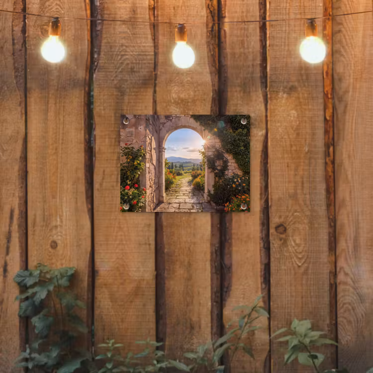 Gartenposter - Weg – Garten – Sonnig — 2