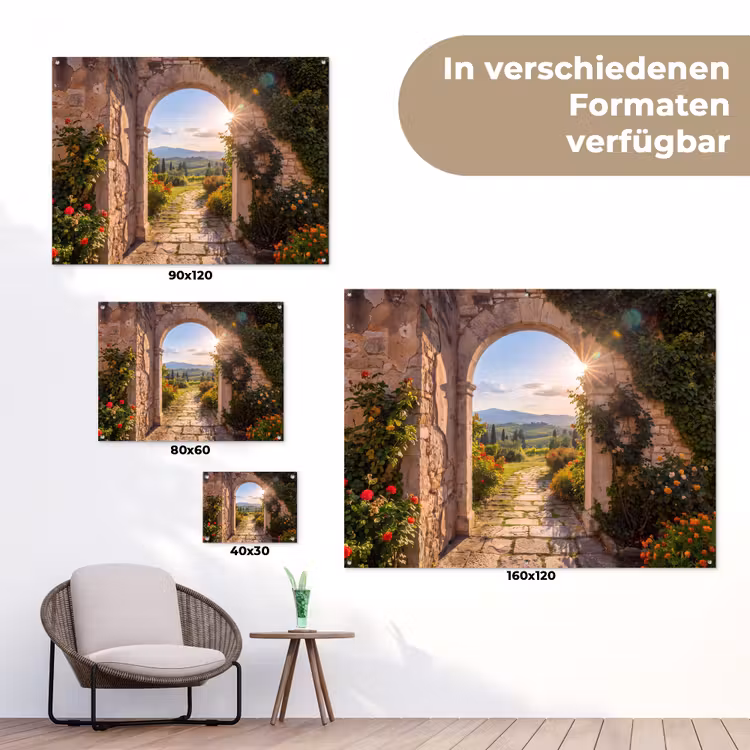 Gartenposter - Weg – Garten – Sonnig — 6