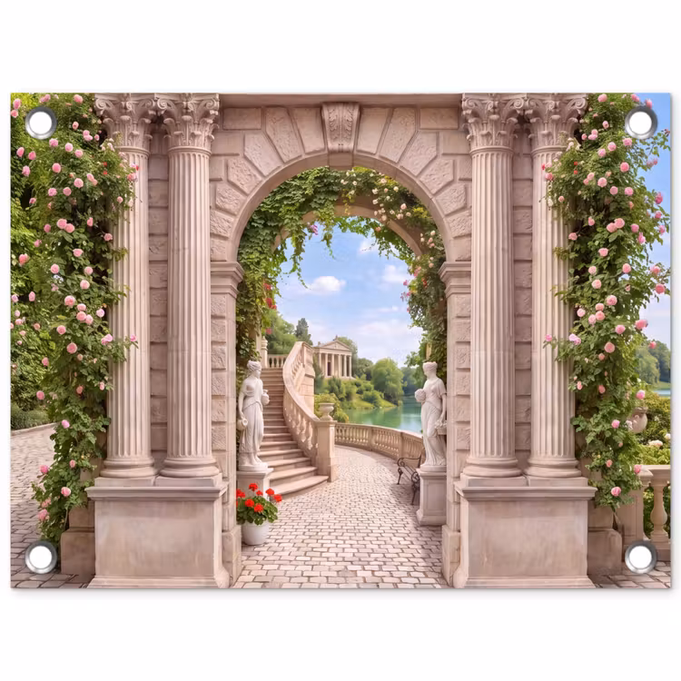 Gartenposter - Architektur – Garten – Klassisch — 1