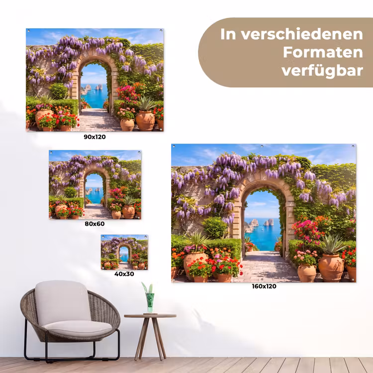 Gartenposter - Blumen – Garten – Landschaft — 6