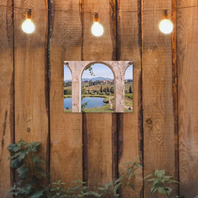 Gartenposter - Dorf – Landschaft – Natur — 2