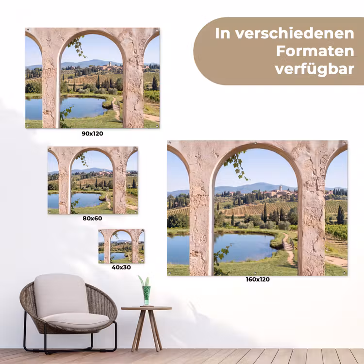 Gartenposter - Dorf – Landschaft – Natur — 6