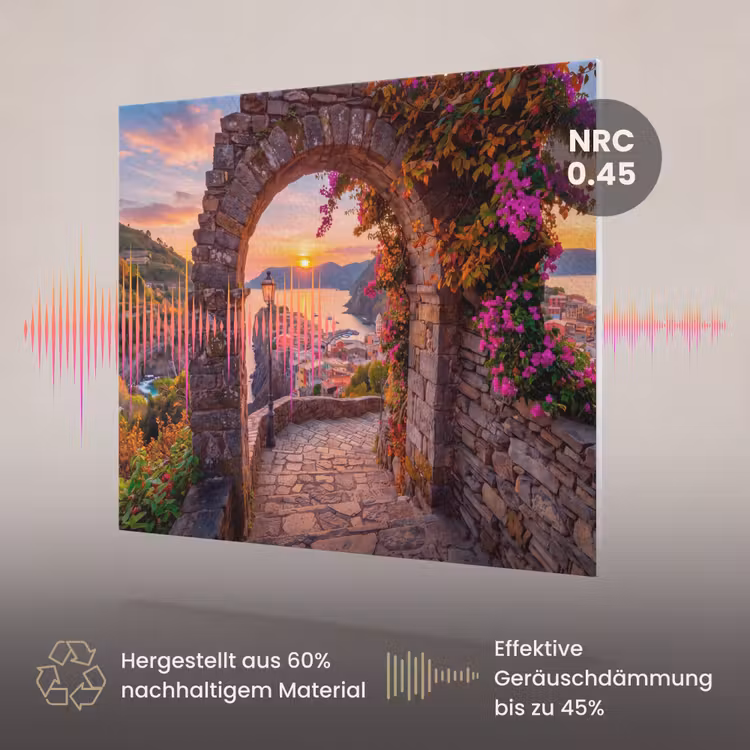 Akustikbild - Bogen – Küste – Sonnenuntergang — 3