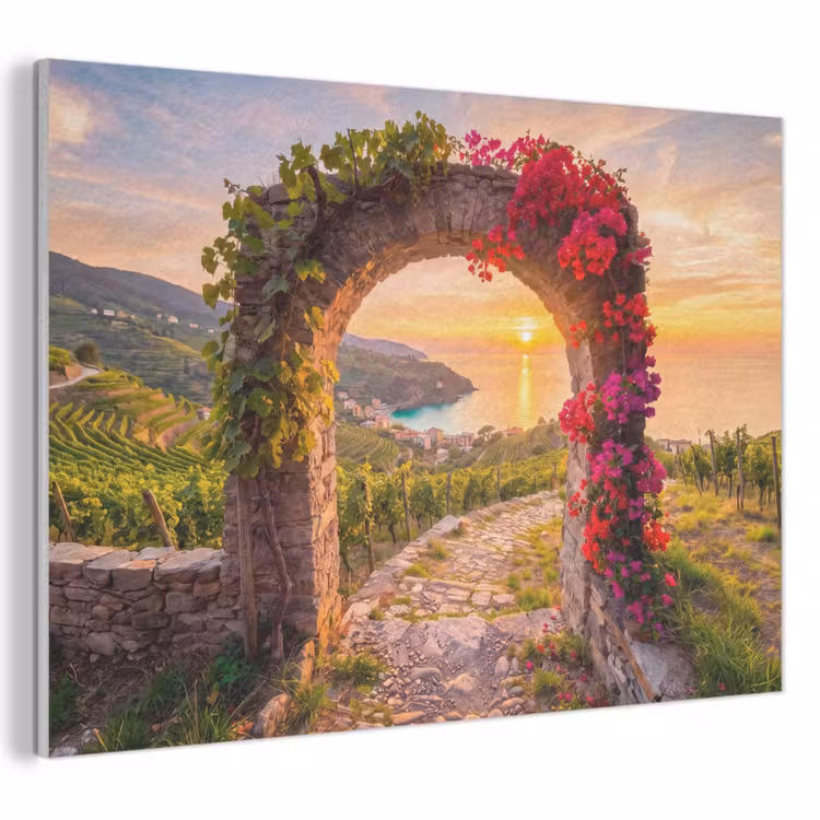 Akustikbild - Bogen – Sonnenuntergang – Küste — 1