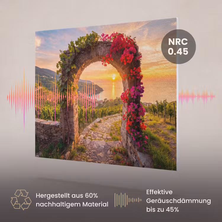 Akustikbild - Bogen – Sonnenuntergang – Küste — 3