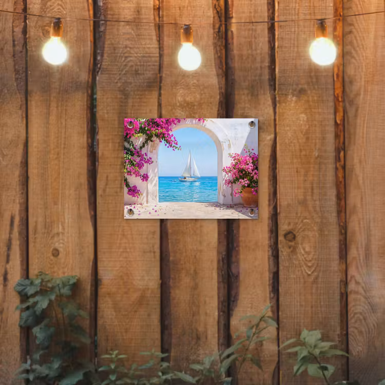 Gartenposter - Blumen – Meer – Sommer — 2