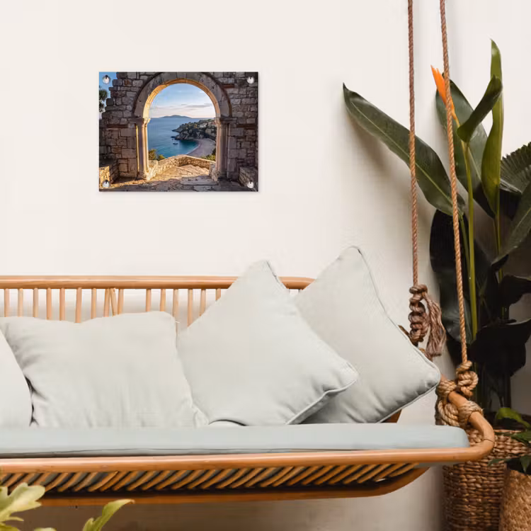 Gartenposter - Bogen – Küste – Natur — 4