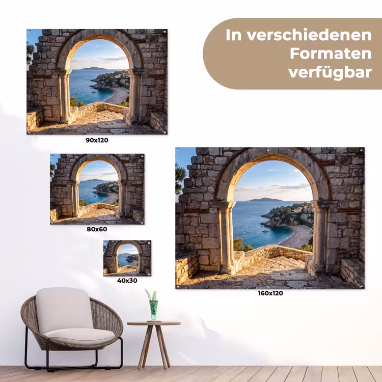 Gartenposter - Bogen – Küste – Natur — 6