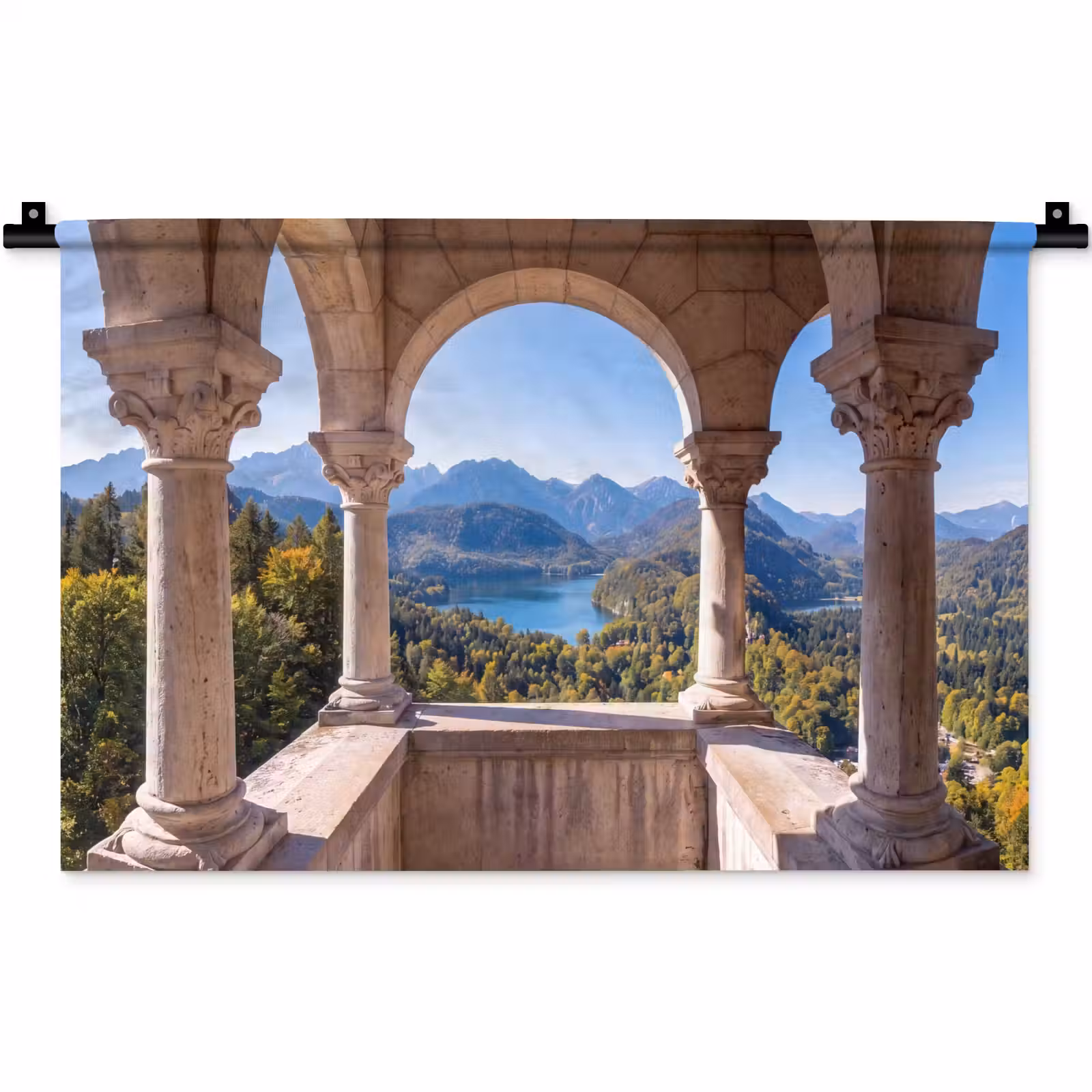 Wandteppich - Bogen – Aussicht – Landschaft — 1