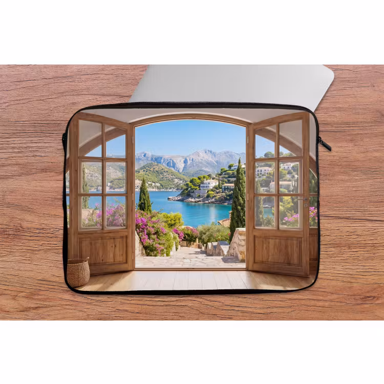 Laptop hülle - Aussicht – Bucht – Natur — 2