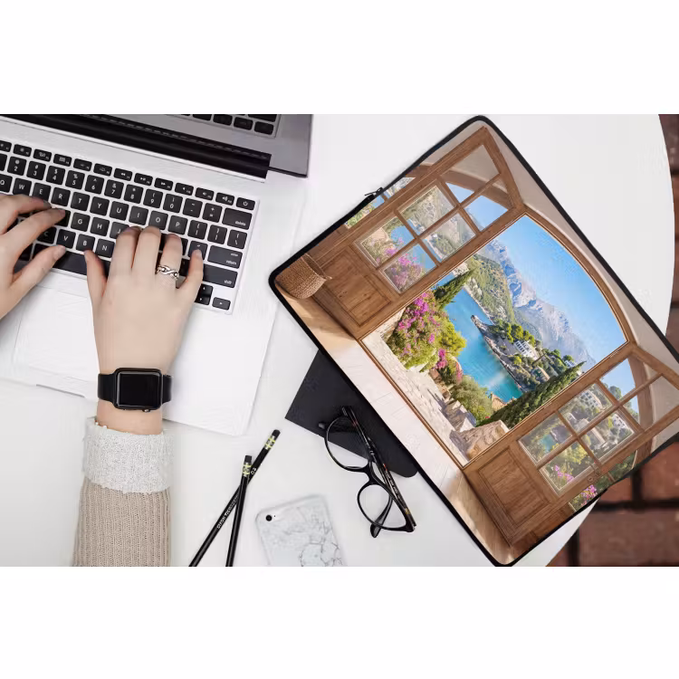 Laptop hülle - Aussicht – Bucht – Natur — 3