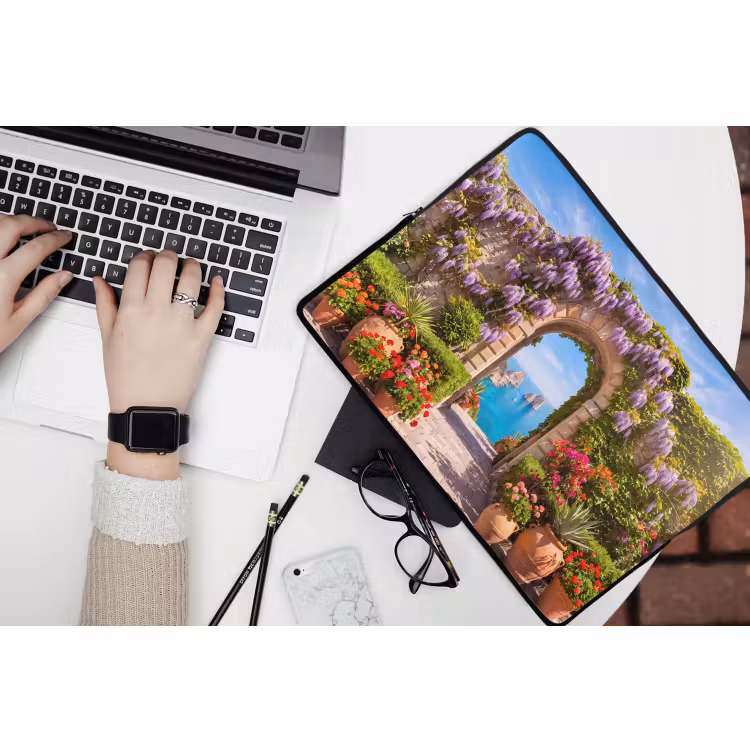 Laptop hülle - Blumen – Garten – Landschaft — 3