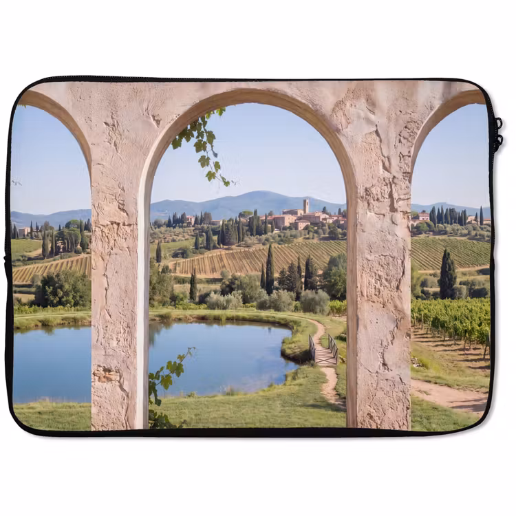 Laptop hülle - Dorf – Landschaft – Natur — 1