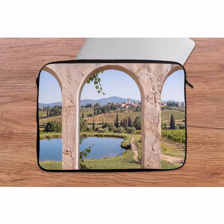 Laptop hülle - Dorf – Landschaft – Natur — 2