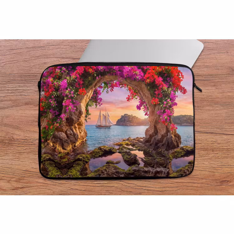 Laptop hülle - Segelboot – Küste – Natur — 2