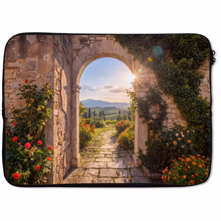 Laptop hülle - Weg – Garten – Sonnig — 1