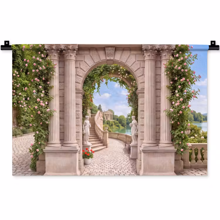 Wandteppich - Architektur – Garten – Klassisch — 1