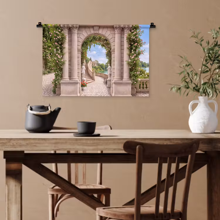Wandteppich - Architektur – Garten – Klassisch — 3