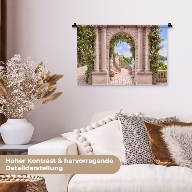 Wandteppich - Architektur – Garten – Klassisch — 6