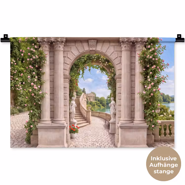 Wandteppich - Architektur – Garten – Klassisch — 9