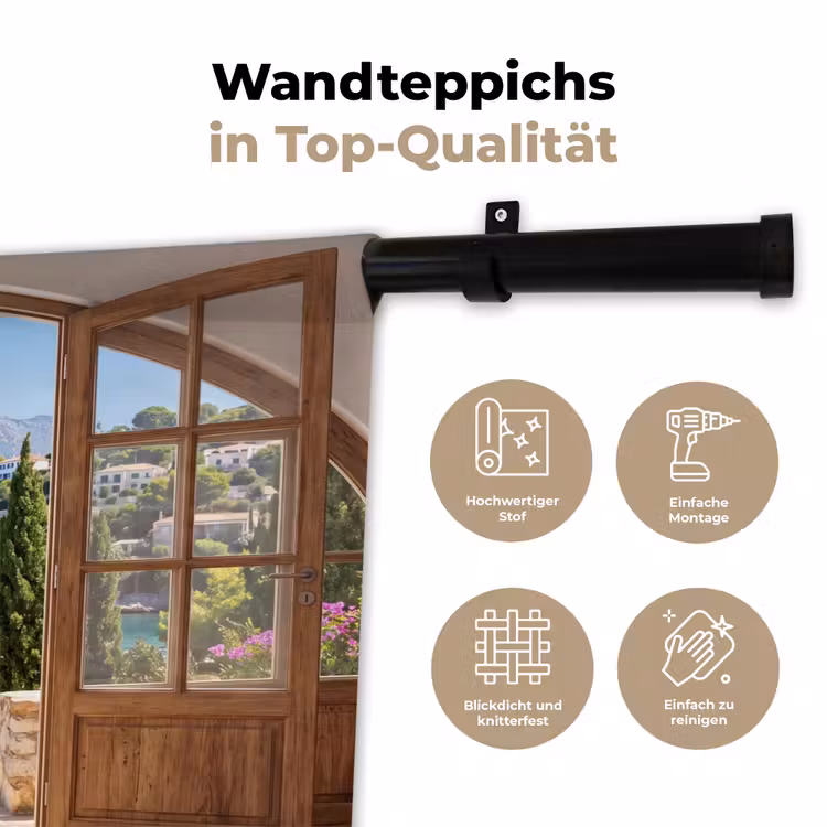 Wandteppich - Aussicht – Bucht – Natur — 7