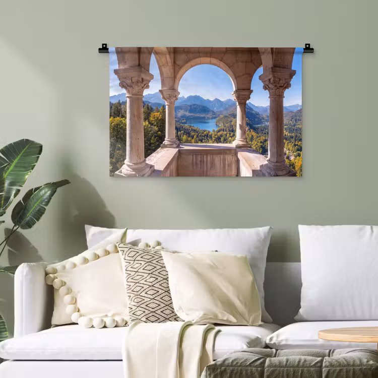 Wandteppich - Bogen – Aussicht – Landschaft — 4