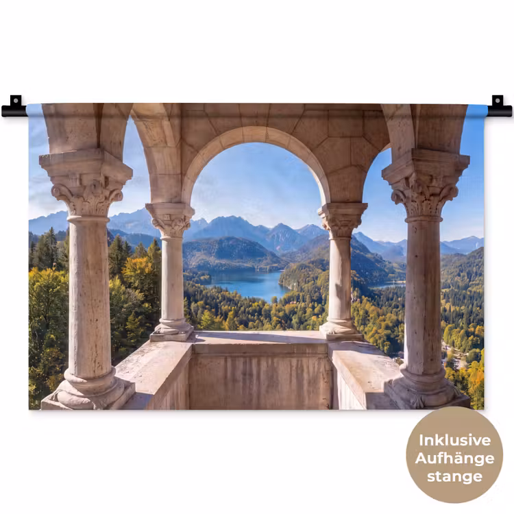 Wandteppich - Bogen – Aussicht – Landschaft — 9