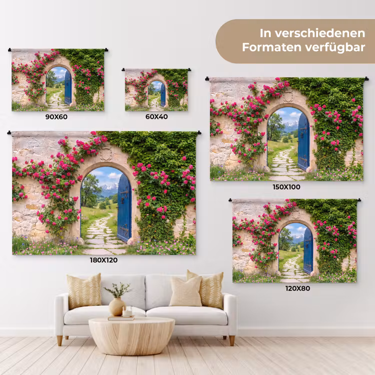 Wandteppich - Bogen – Landschaft – Natur — 8