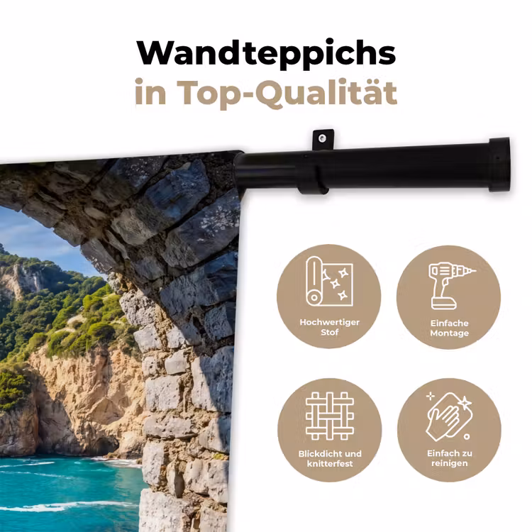 Wandteppich - Bogen – Meer – Natur — 7