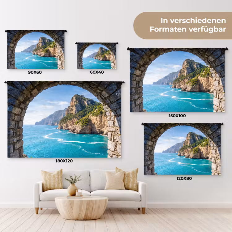 Wandteppich - Bogen – Meer – Natur — 8