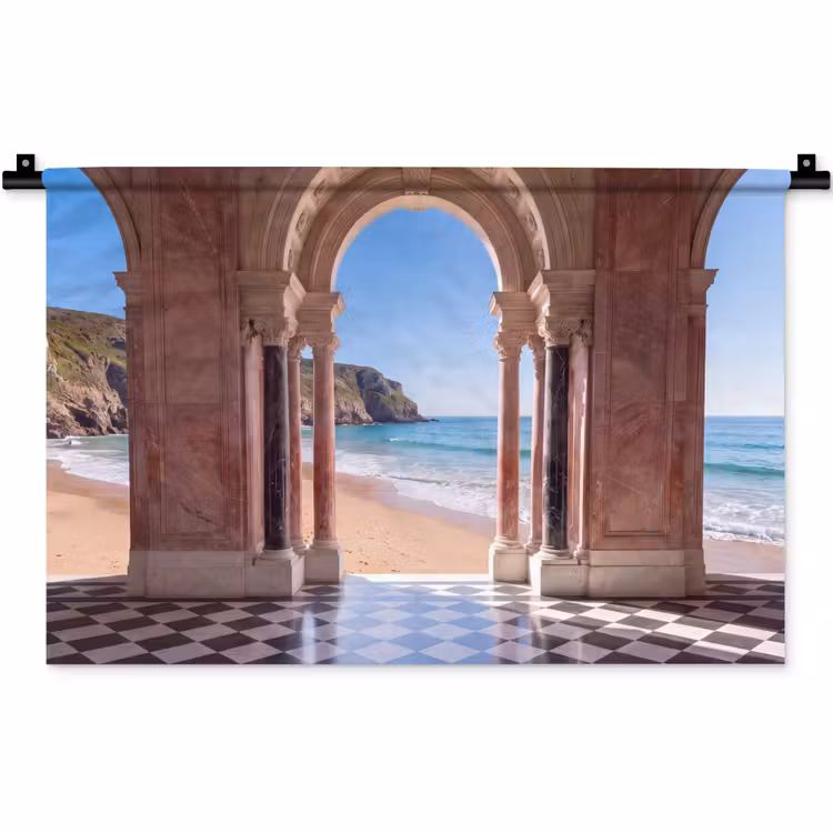 Wandteppich - Bogen – Strand – Meer — 1