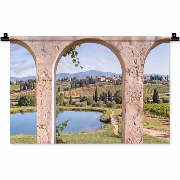 Wandteppich - Dorf – Landschaft – Natur — 1