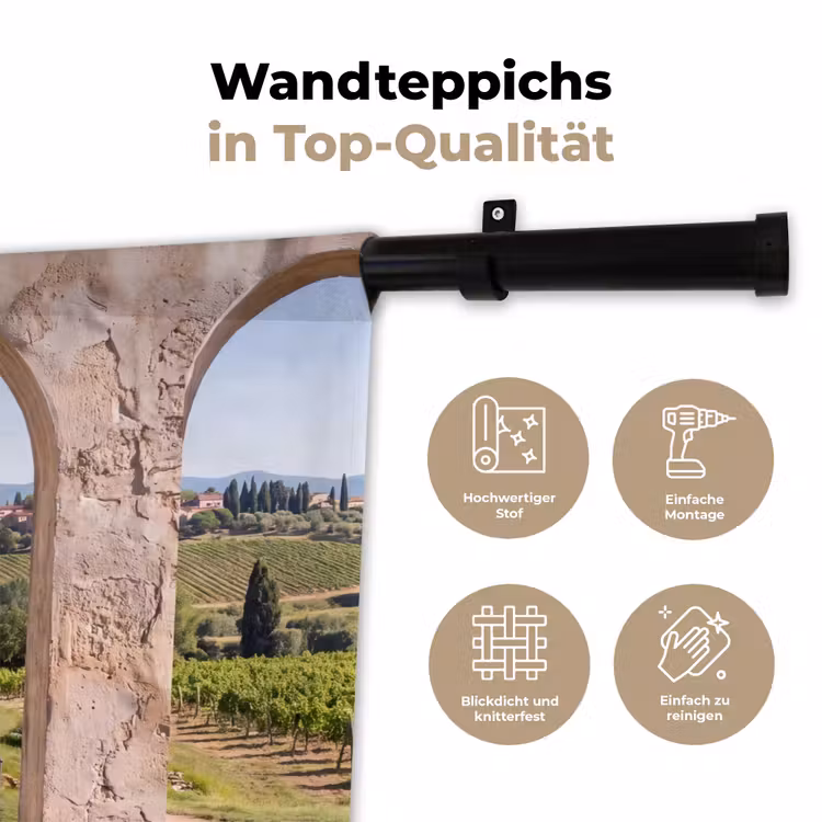 Wandteppich - Dorf – Landschaft – Natur — 7