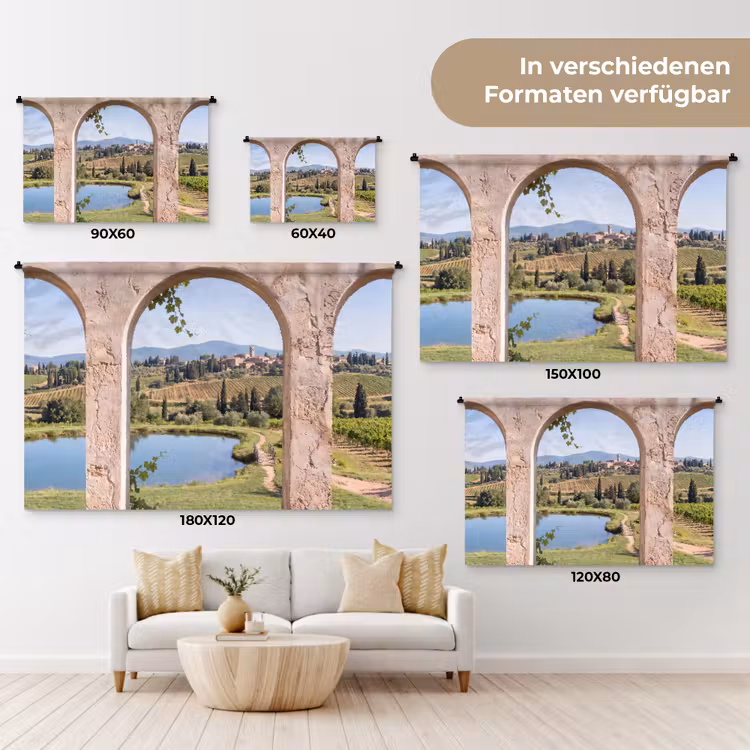 Wandteppich - Dorf – Landschaft – Natur — 8