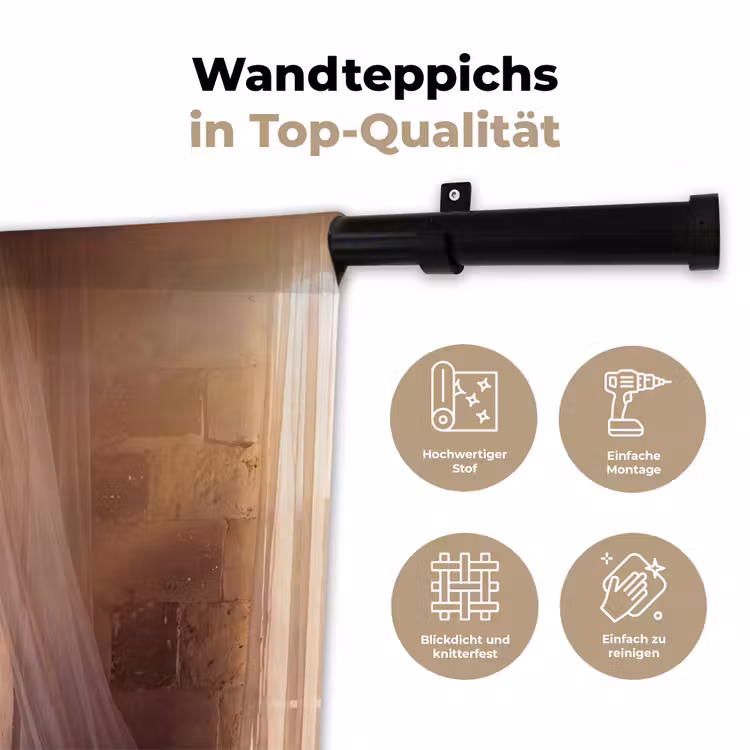 Wandteppich - Fenster – Stadt – Meer — 7