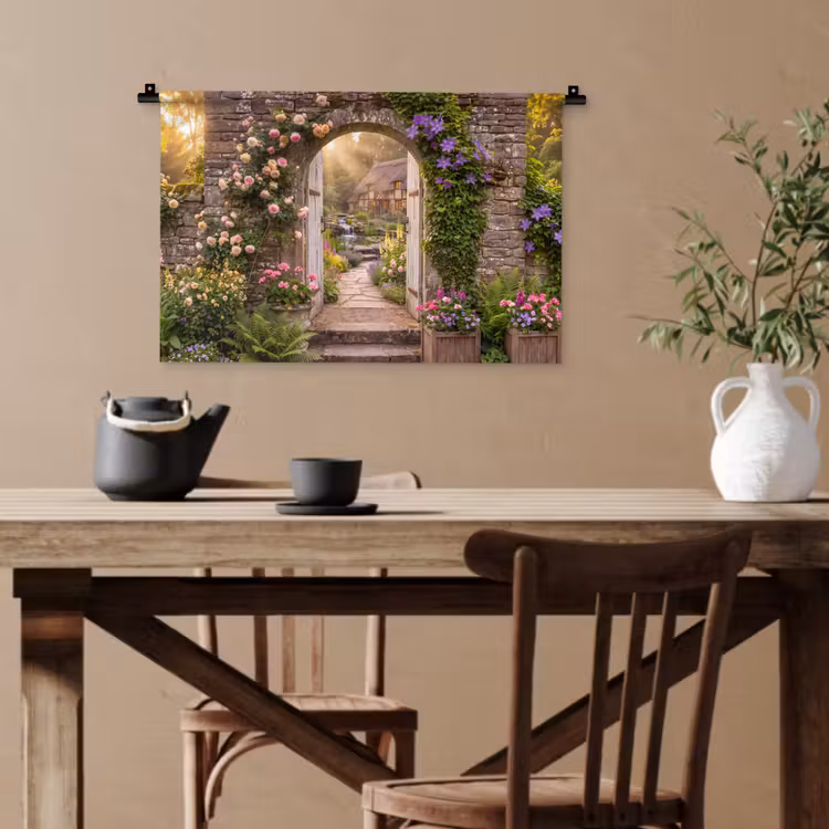 Wandteppich - Haus – Garten – Natur — 3