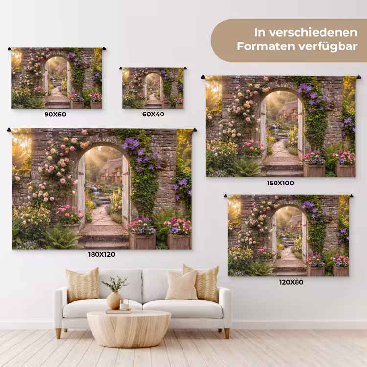 Wandteppich - Haus – Garten – Natur — 8