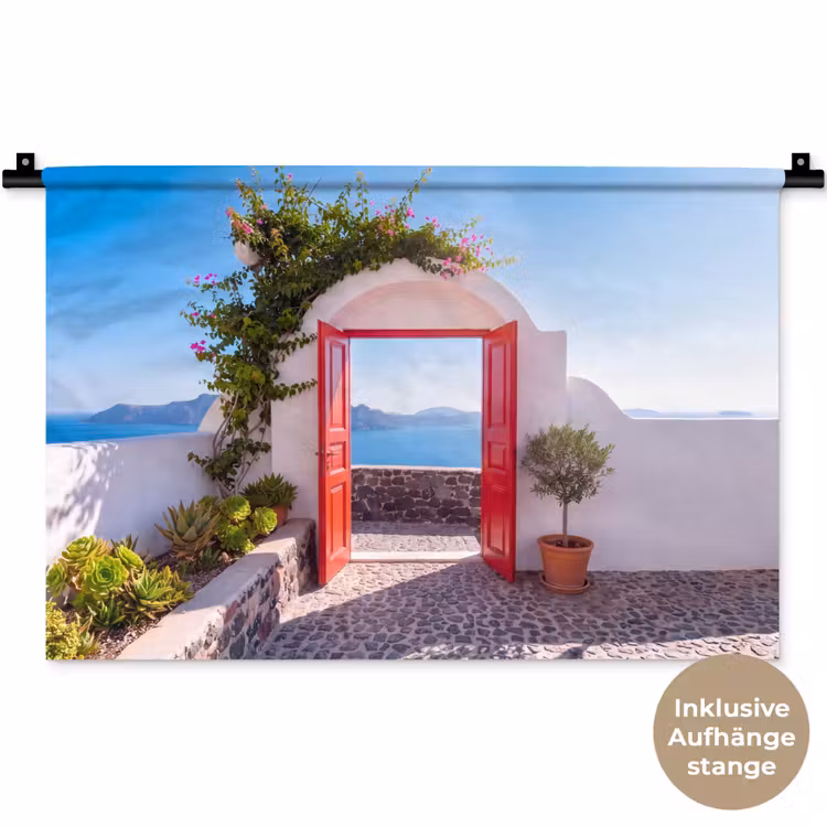 Wandteppich - Tür – Meer – Natur — 9