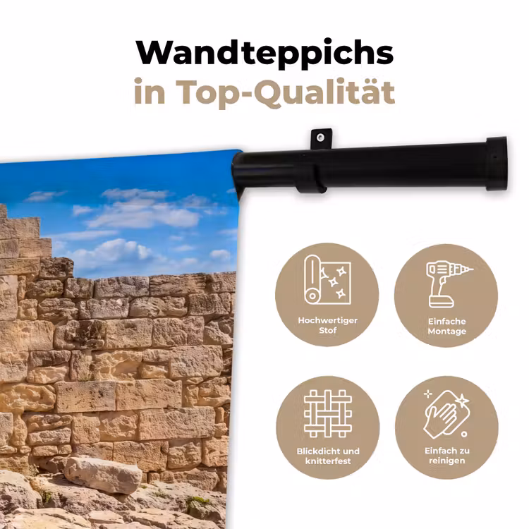 Wandteppich - Tür – Strand – Meer — 7