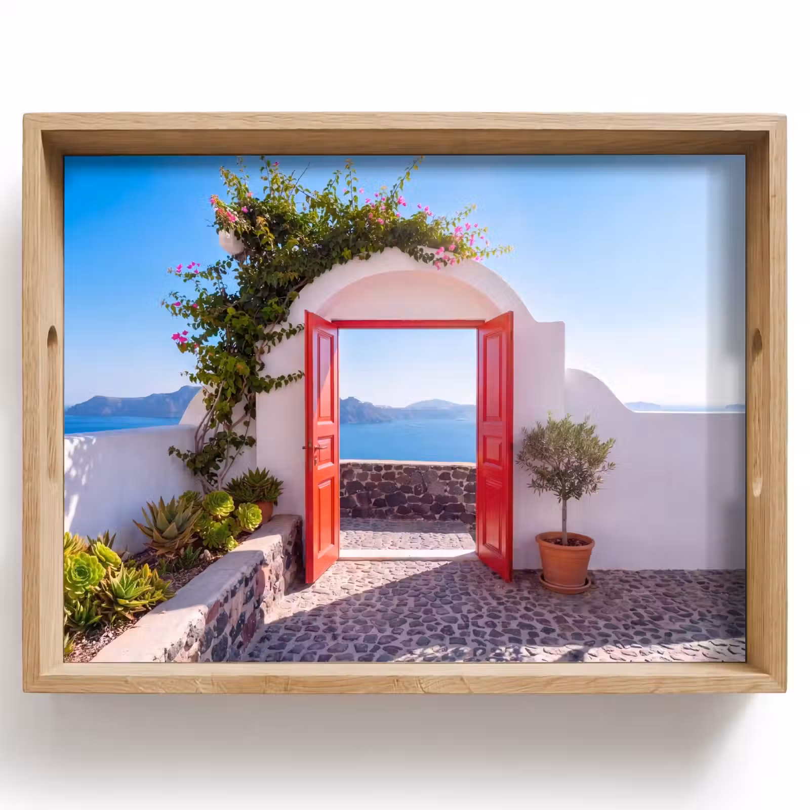 Tablett - Tür – Meer – Natur — 1