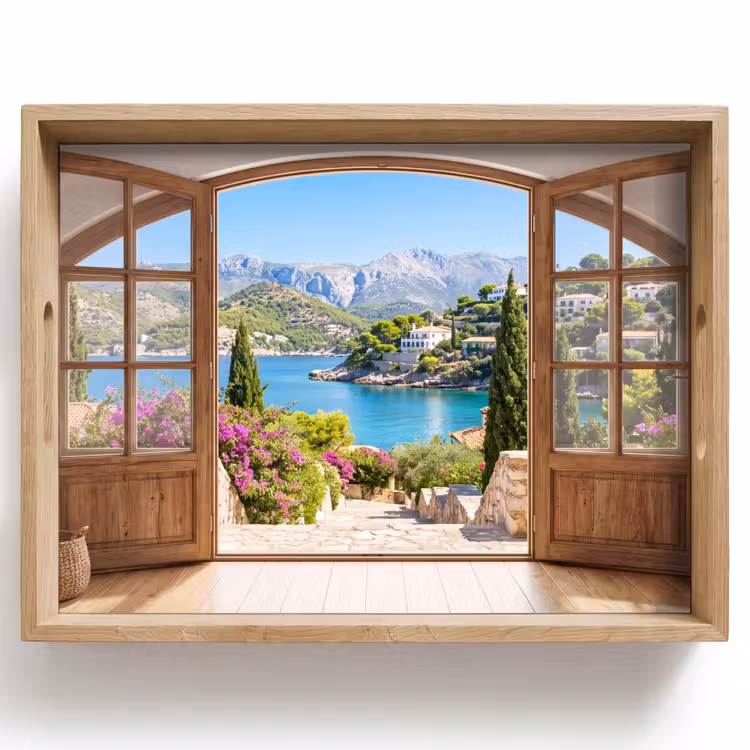 Tablett - Aussicht – Bucht – Natur — 1