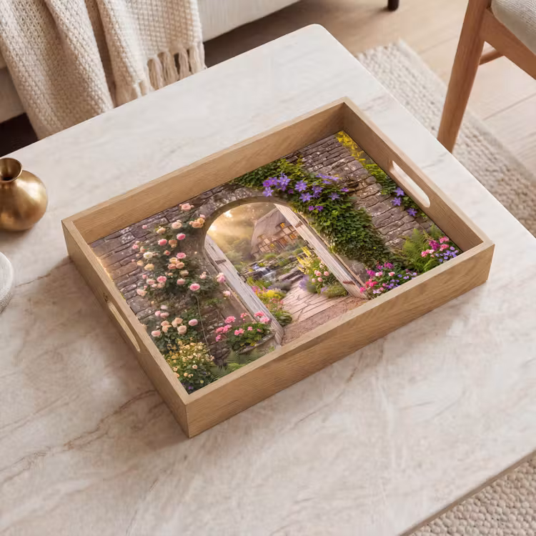 Tablett - Haus – Garten – Natur — 2